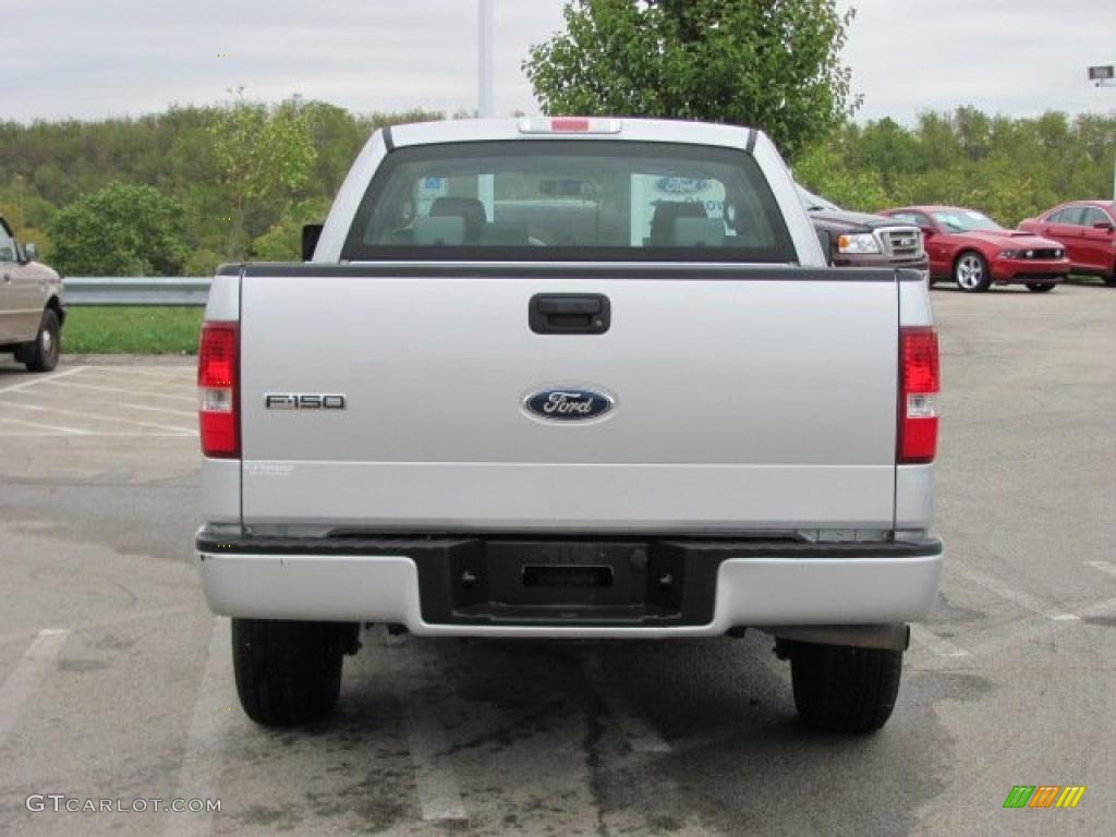 2008 F150 STX SuperCab 4x4 - Silver Metallic / Medium/Dark Flint photo #7