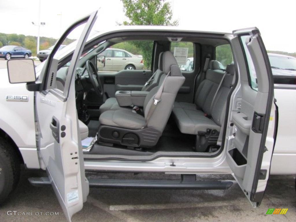 Medium/Dark Flint Interior 2008 Ford F150 STX SuperCab 4x4 Photo #38657510