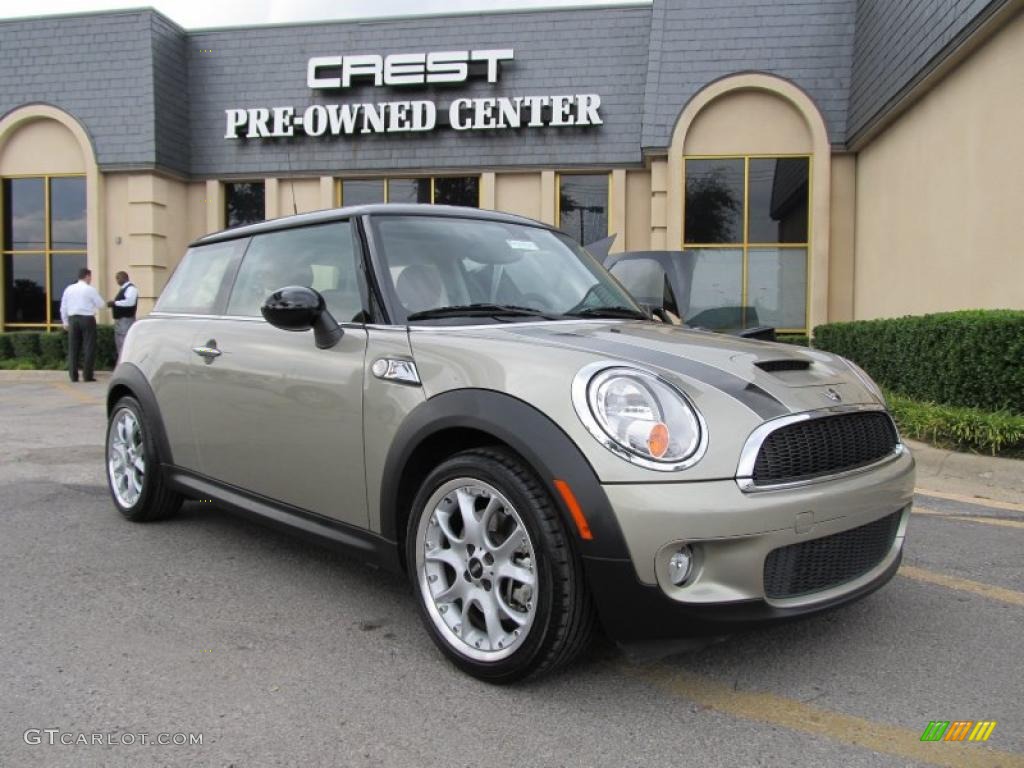 2008 Cooper S Hardtop - Sparkling Silver Metallic / Lounge Redwood photo #1