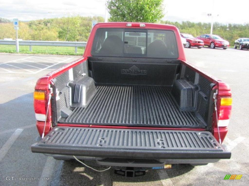 1998 Ranger XLT Extended Cab 4x4 - Toreador Red Metallic / Medium Graphite photo #10