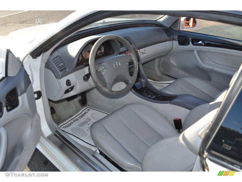 Ash Interior 2000 Mercedes-Benz CLK 430 Coupe Photo #38658850