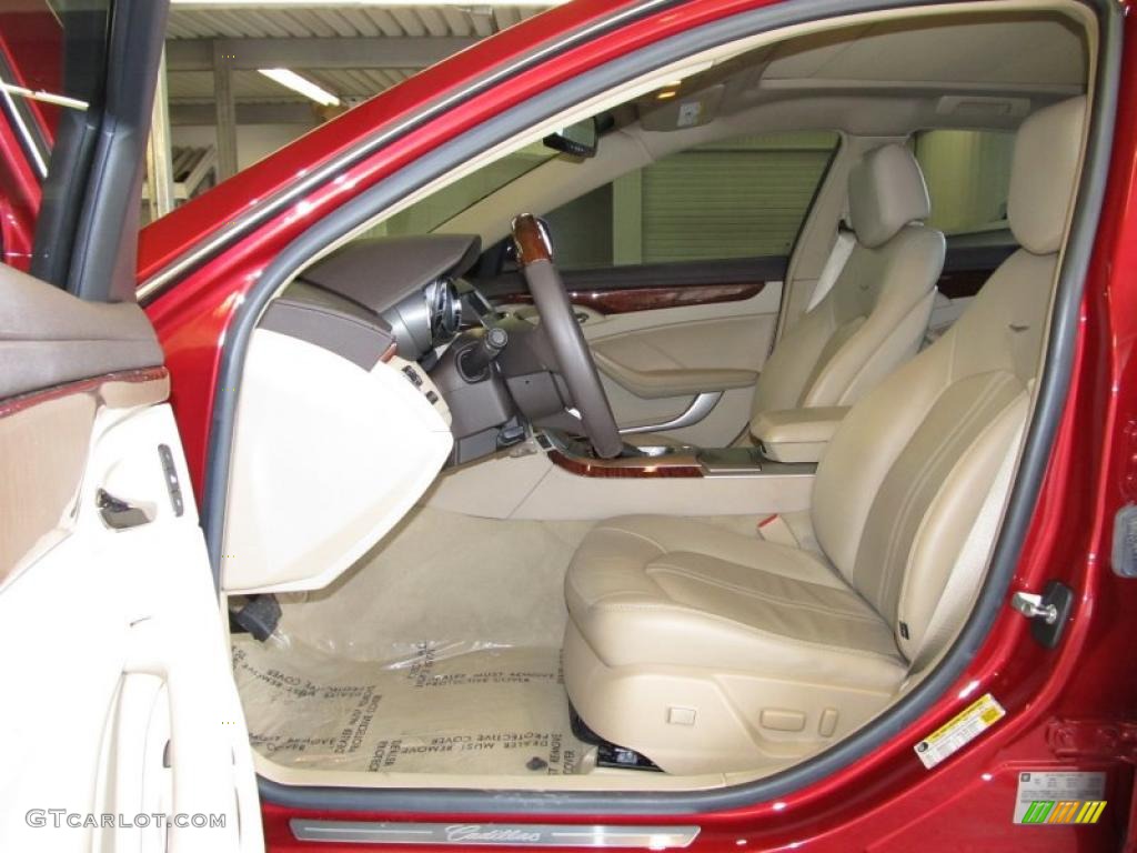 Cashmere/Cocoa Interior 2008 Cadillac CTS Sedan Photo #38658858