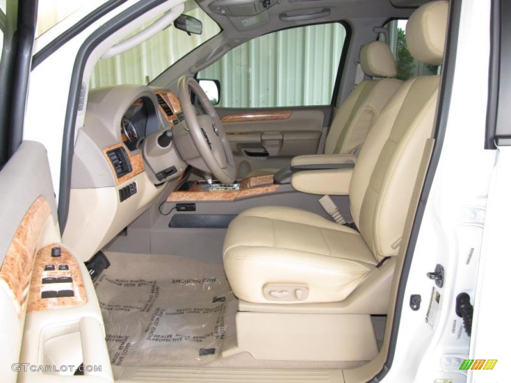 Almond Interior 2009 Nissan Armada LE Photo #38659174