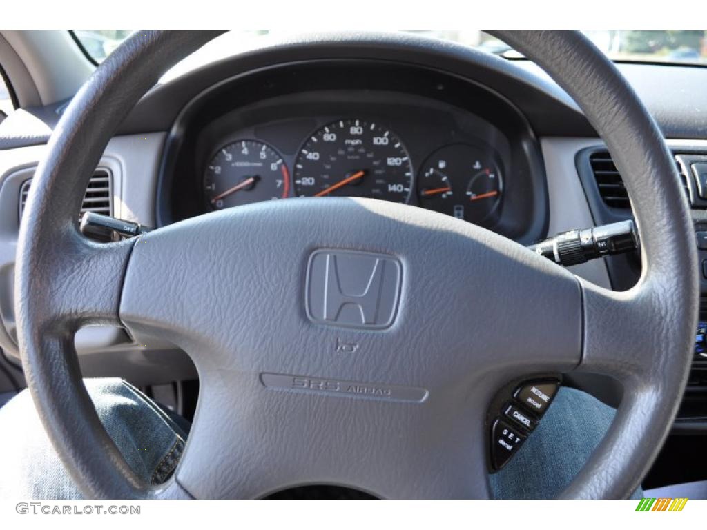 2000 Honda Accord EX Sedan Quartz Steering Wheel Photo #38659414