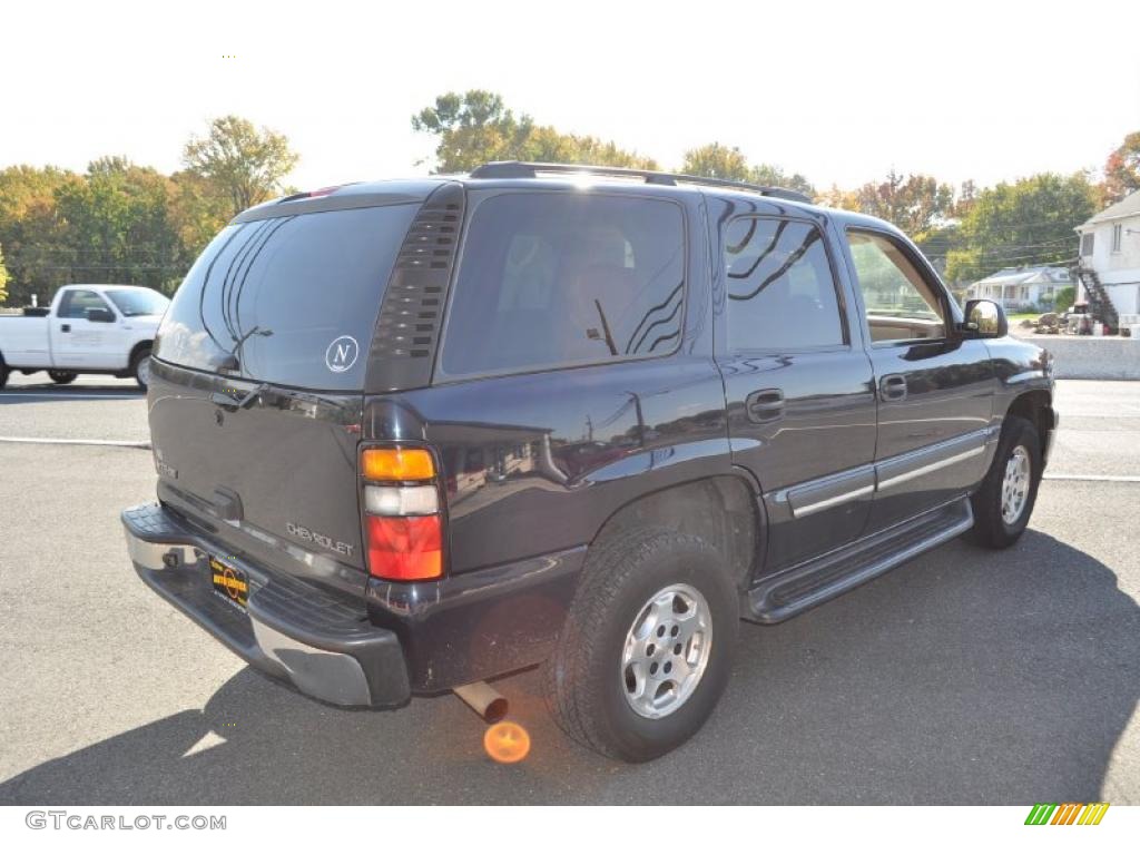 2005 Tahoe LS 4x4 - Dark Blue Metallic / Gray/Dark Charcoal photo #3