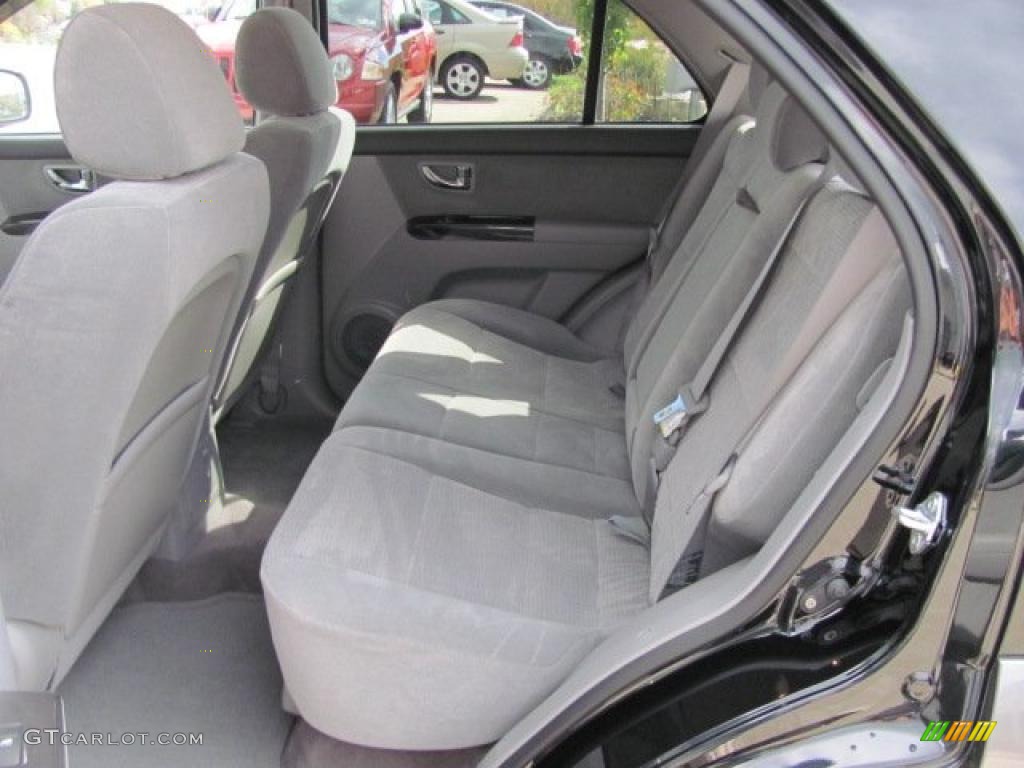 Gray Interior 2008 Kia Sorento EX 4x4 Photo #38661470