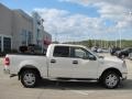 2008 White Sand Tri-Coat Ford F150 Lariat SuperCrew 4x4  photo #2