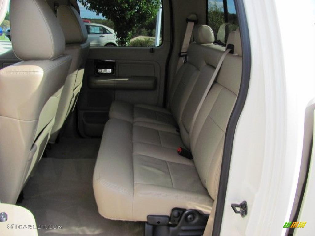 Tan Interior 2008 Ford F150 Lariat SuperCrew 4x4 Photo #38661770