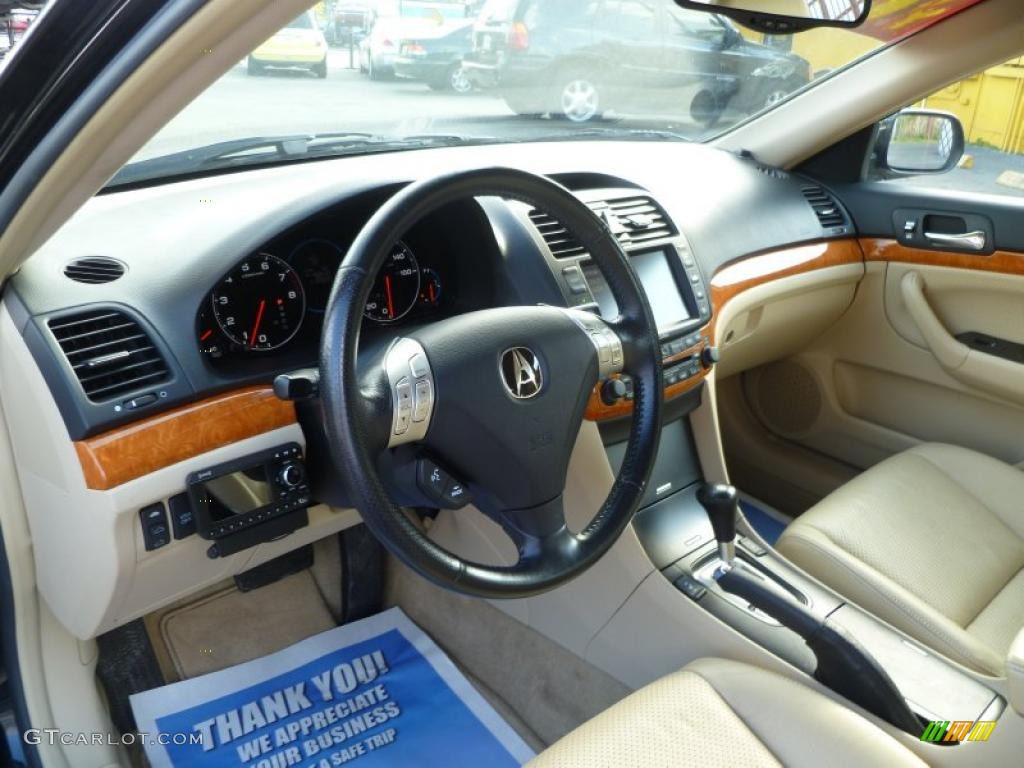 Parchment Interior 2004 Acura TSX Sedan Photo #38662394