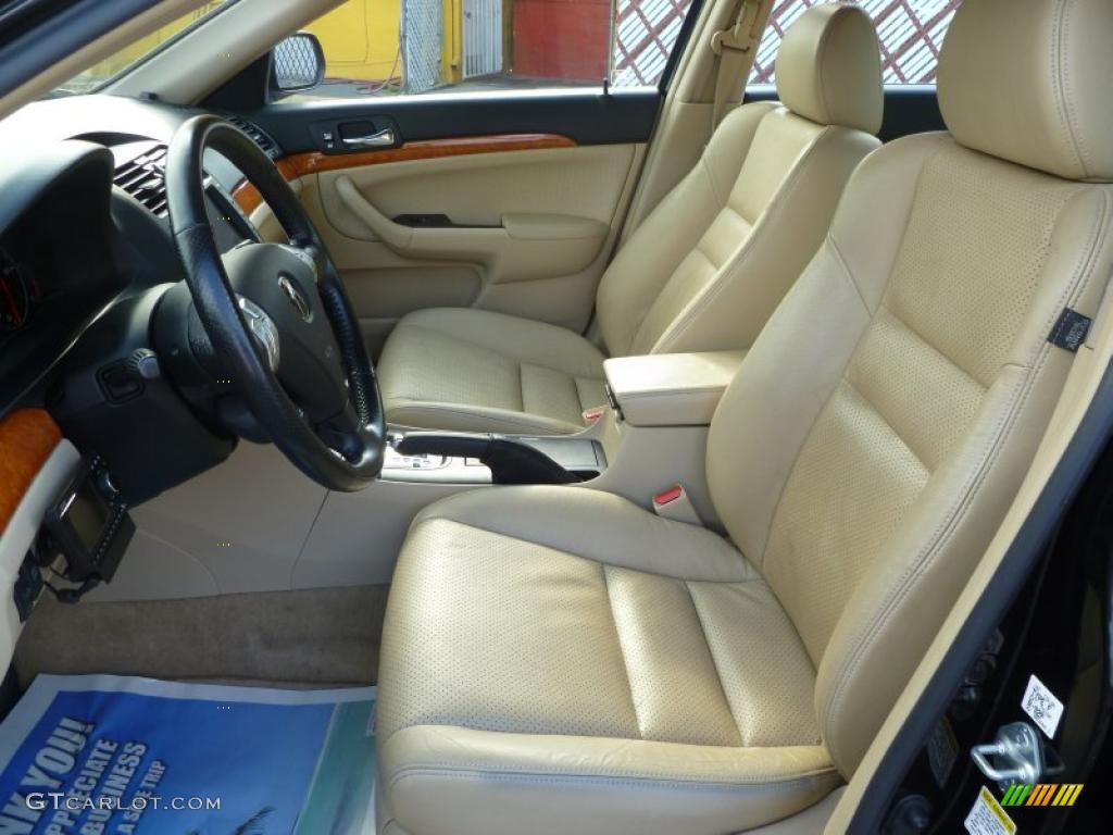 Parchment Interior 2004 Acura TSX Sedan Photo #38662410