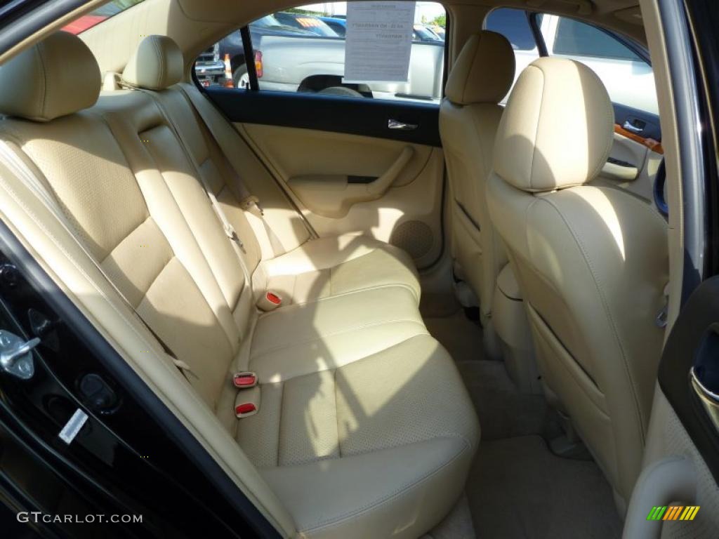 Parchment Interior 2004 Acura TSX Sedan Photo #38662442