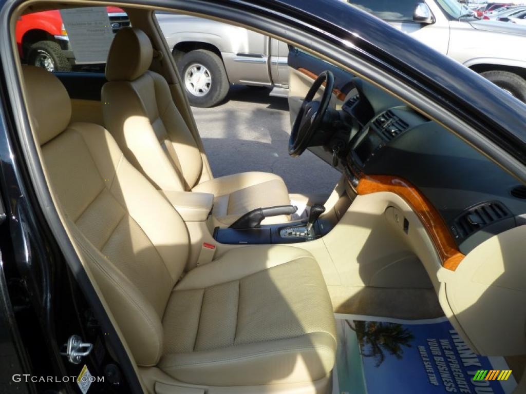 Parchment Interior 2004 Acura TSX Sedan Photo #38662458