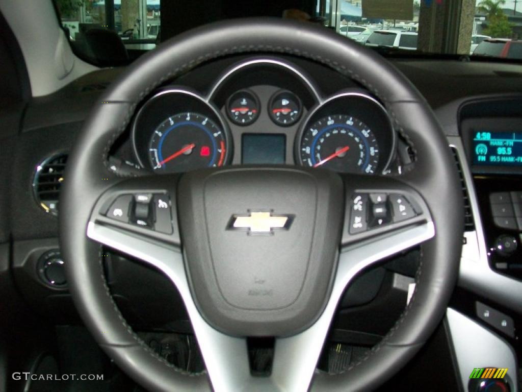 2011 Cruze LT - Ice Blue Metallic / Jet Black photo #12