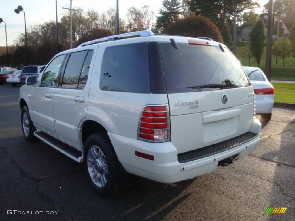 2004 Mountaineer V8 Premier AWD - Ceramic White Pearl / Medium Dark Parchment photo #2