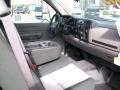 Dark Titanium 2009 Chevrolet Silverado 3500HD Work Truck Extended Cab Interior Color