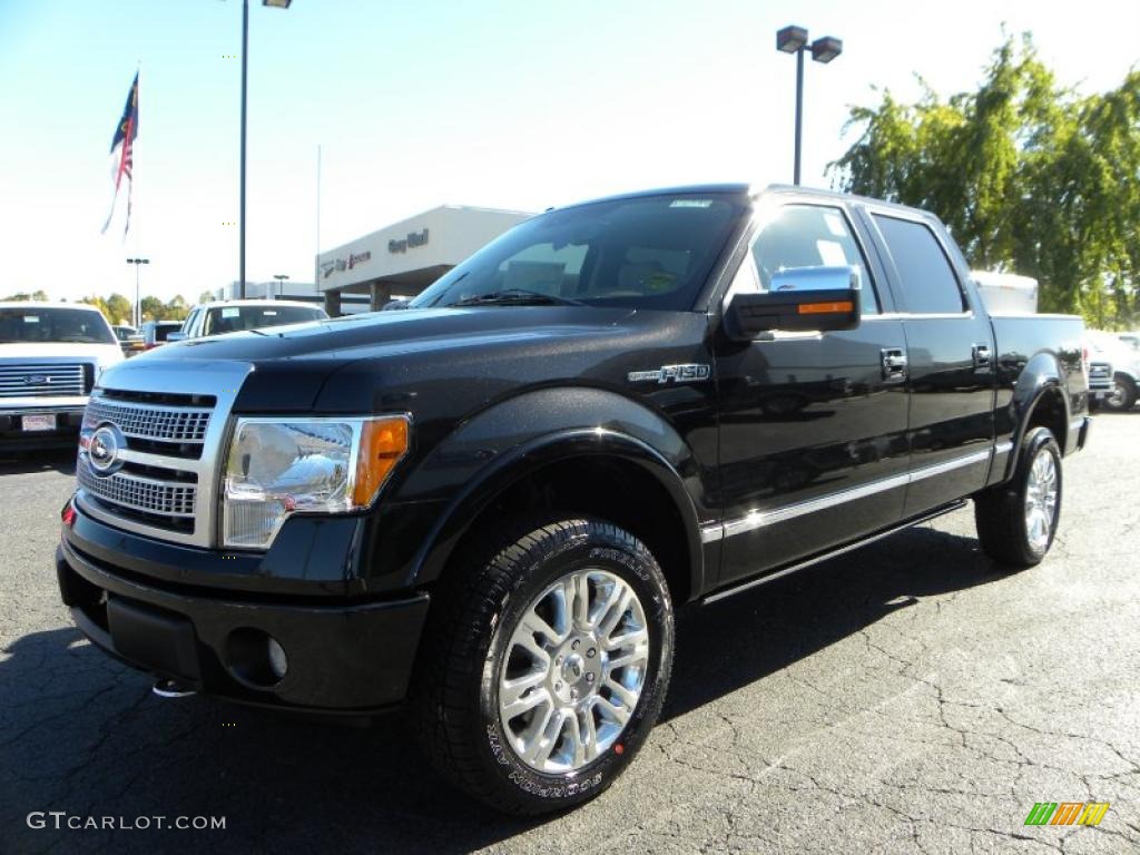 Tuxedo Black 2010 Ford F150 Platinum SuperCrew 4x4 Exterior Photo #38665438