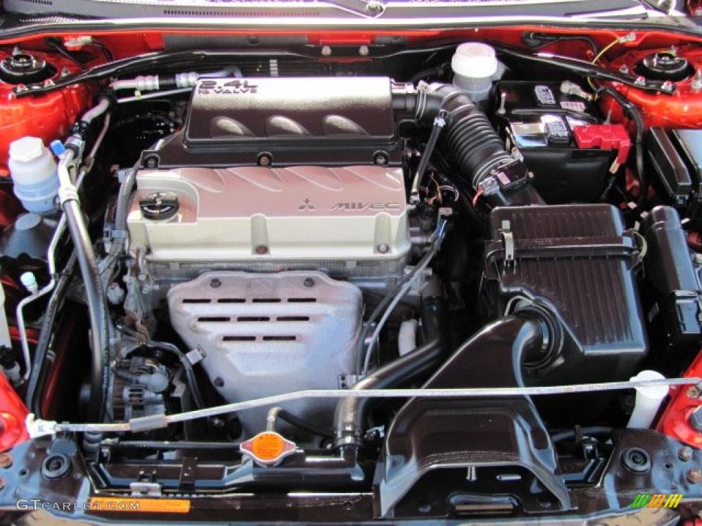 2007 Mitsubishi Eclipse SE Coupe 2.4 Liter DOHC 16-Valve MIVEC 4 Cylinder Engine Photo #38666422