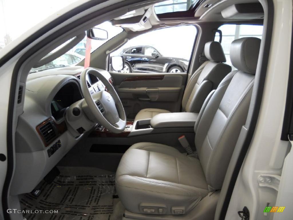 Stone Interior 2010 Infiniti QX 56 4WD Photo #38667018