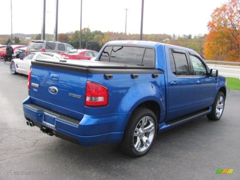 Blue Flame Metallic 2010 Ford Explorer Sport Trac Adrenalin AWD Exterior Photo #38668014