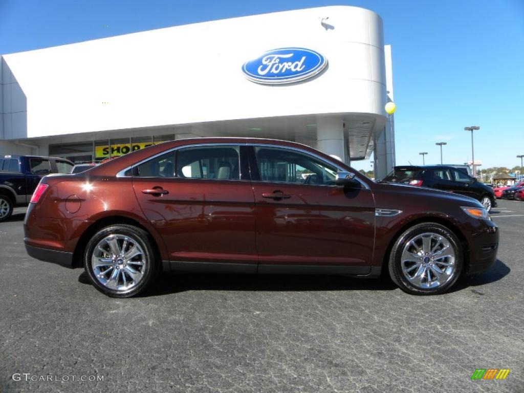 Cinnamon Red Metallic 2010 Ford Taurus Limited Exterior Photo #38668742
