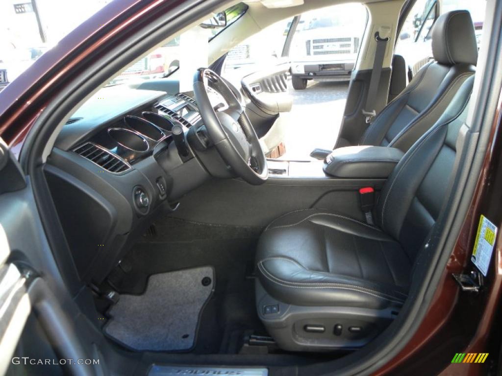 Charcoal Black Interior 2010 Ford Taurus Limited Photo #38668854