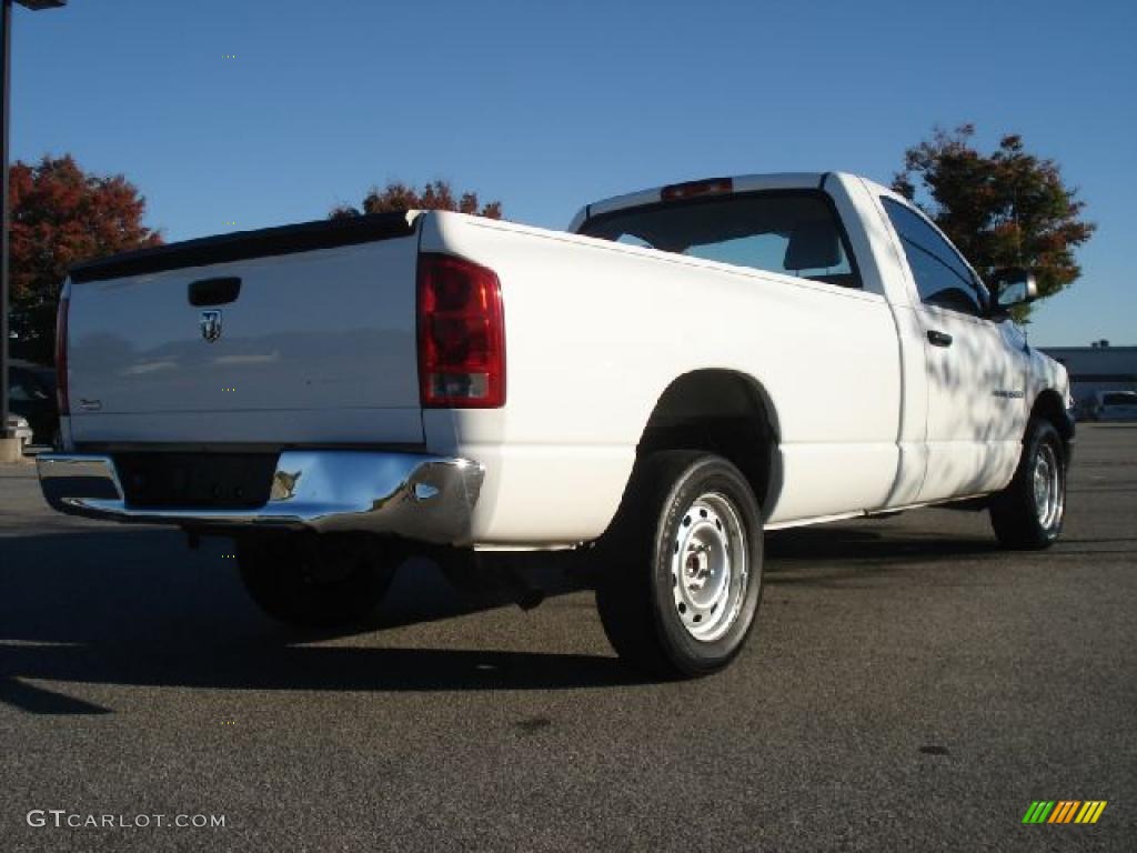 2006 Ram 1500 ST Regular Cab - Bright White / Medium Slate Gray photo #3