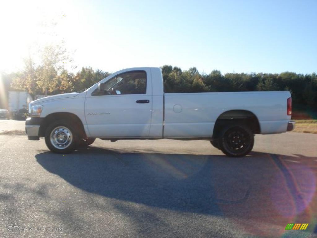 2006 Ram 1500 ST Regular Cab - Bright White / Medium Slate Gray photo #6