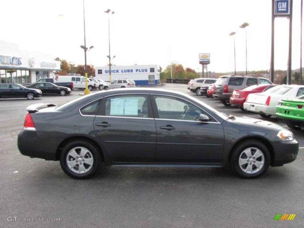 2010 Impala LT - Cyber Gray Metallic / Ebony photo #2