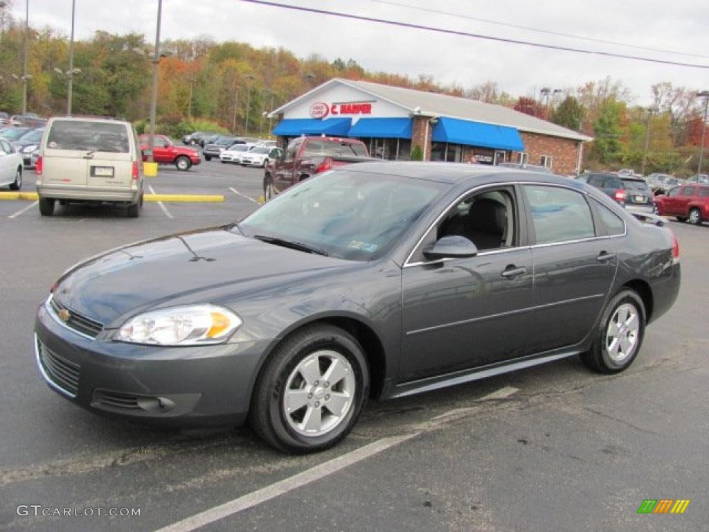 2010 Impala LT - Cyber Gray Metallic / Ebony photo #5