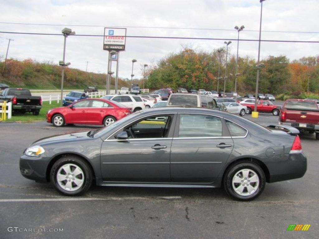 2010 Impala LT - Cyber Gray Metallic / Ebony photo #6