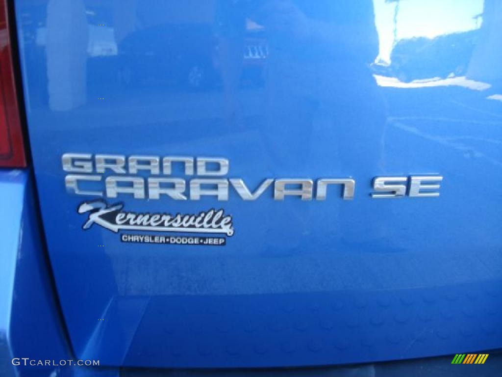 2008 Grand Caravan SE - Marathon Blue Pearl / Medium Slate Gray/Light Shale photo #30