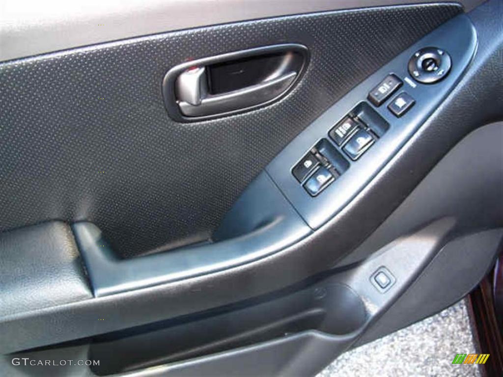 2009 Elantra SE Sedan - Purple Rain / Black photo #15
