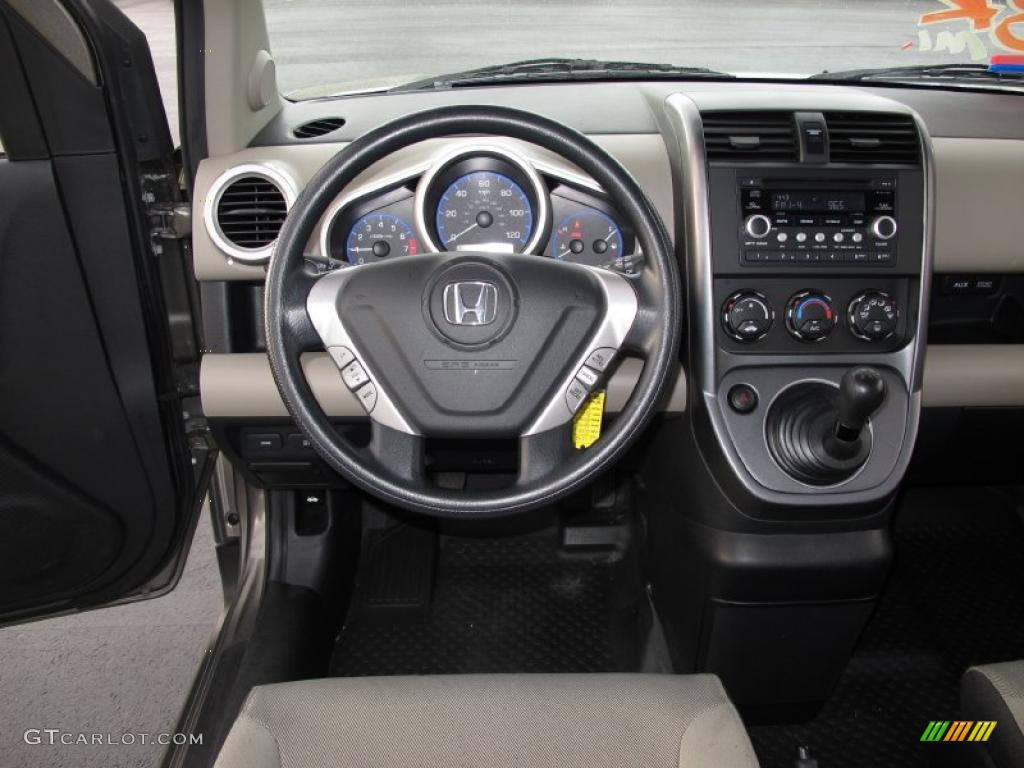 2008 Honda Element EX AWD Gray/Black Dashboard Photo #38671540