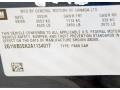 2010 Chevrolet Impala LT Info Tag