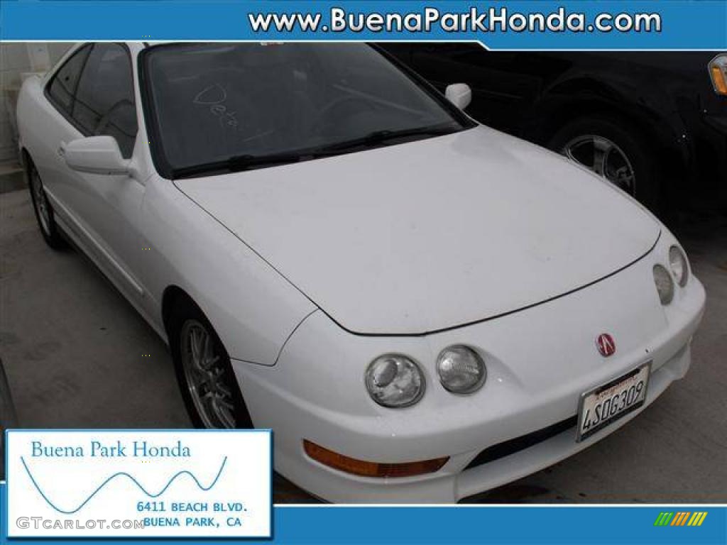 2001 Integra LS Coupe - Taffeta White / Ebony photo #1