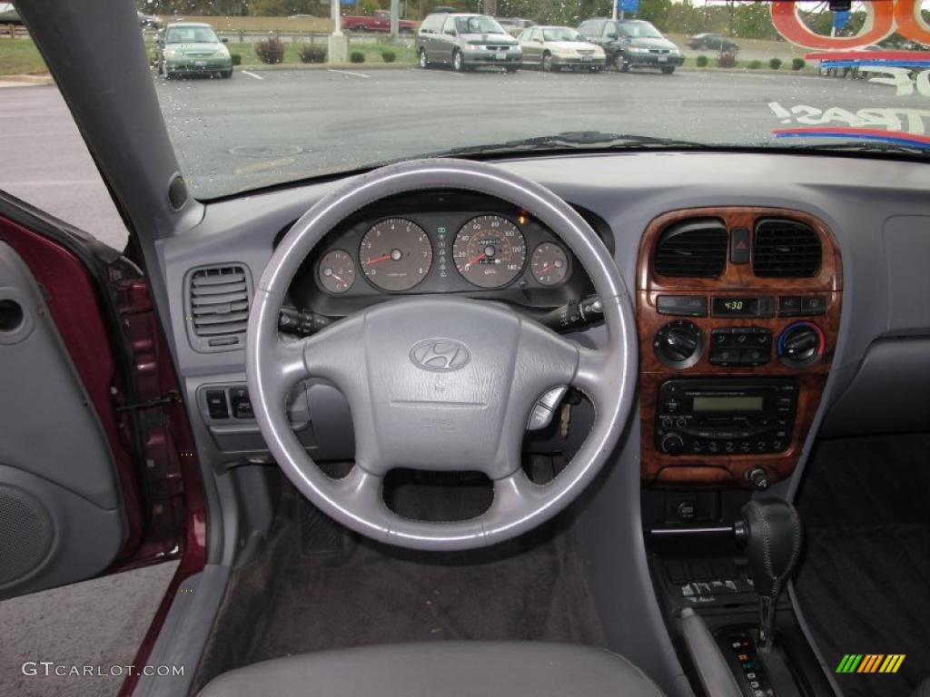 2000 Hyundai Sonata Gls V6 Gray Dashboard Photo 38673003