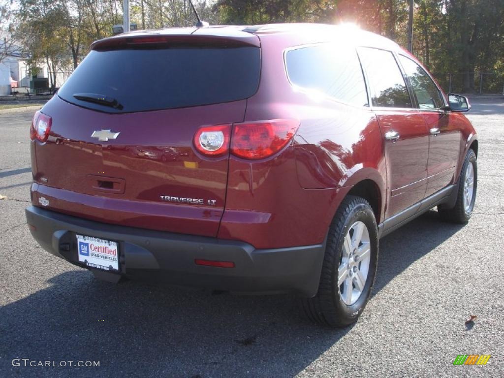 2008 Equinox LT - Deep Ruby Red Metallic / Dark Gray photo #4