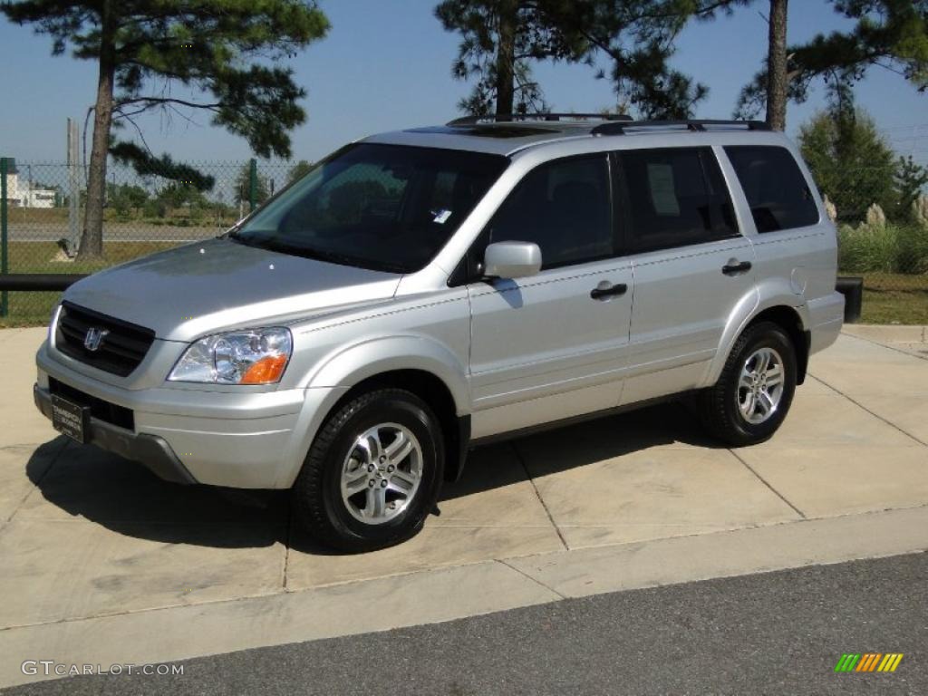 Billet Silver Metallic 2005 Honda Pilot EX-L 4WD Exterior Photo #38675474