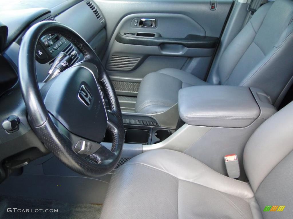 Gray Interior 2005 Honda Pilot EX-L 4WD Photo #38675506