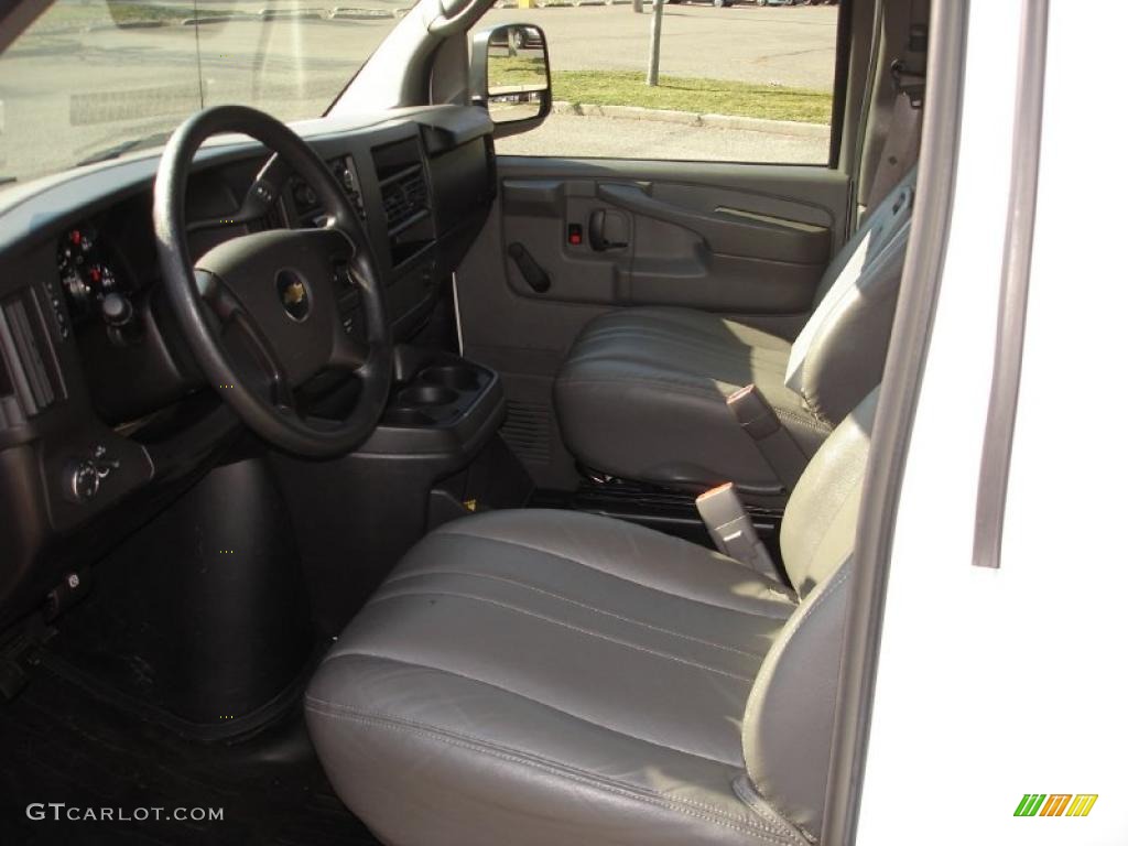 Medium Pewter Interior 2010 Chevrolet Express 2500 Work Van Photo #38676226