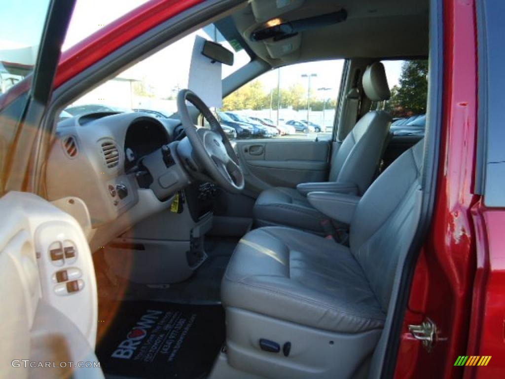 2003 Grand Caravan EX - Inferno Red Tinted Pearl / Taupe photo #7