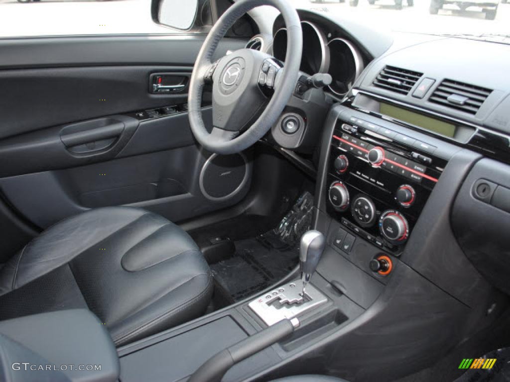 2009 Mazda MAZDA3 s Grand Touring Sedan Black Dashboard Photo #38677610
