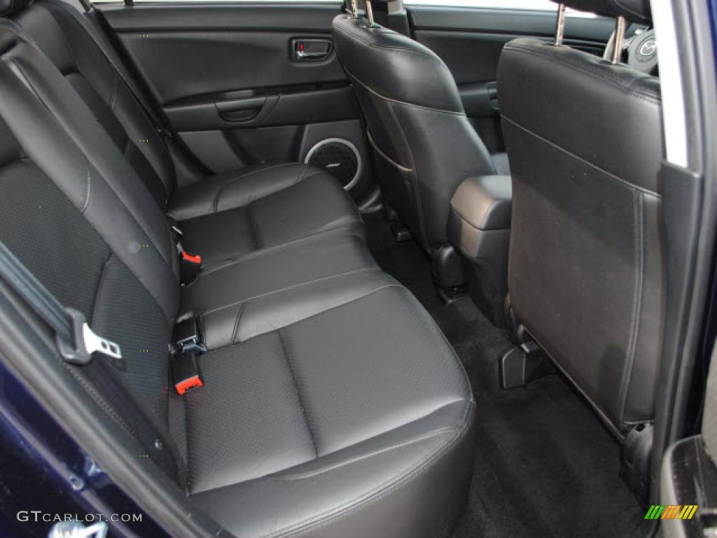 Black Interior 2009 Mazda MAZDA3 s Grand Touring Sedan Photo #38677670