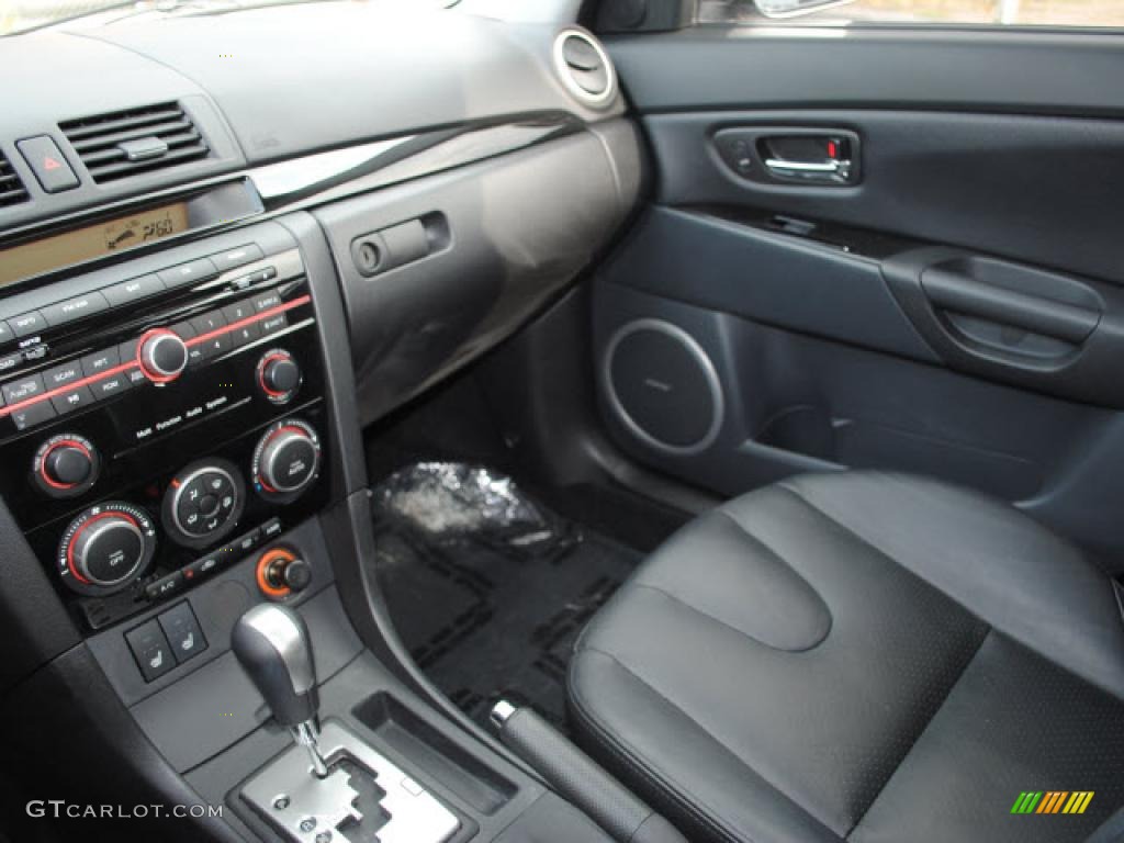 Black Interior 2009 Mazda MAZDA3 s Grand Touring Sedan Photo #38677886