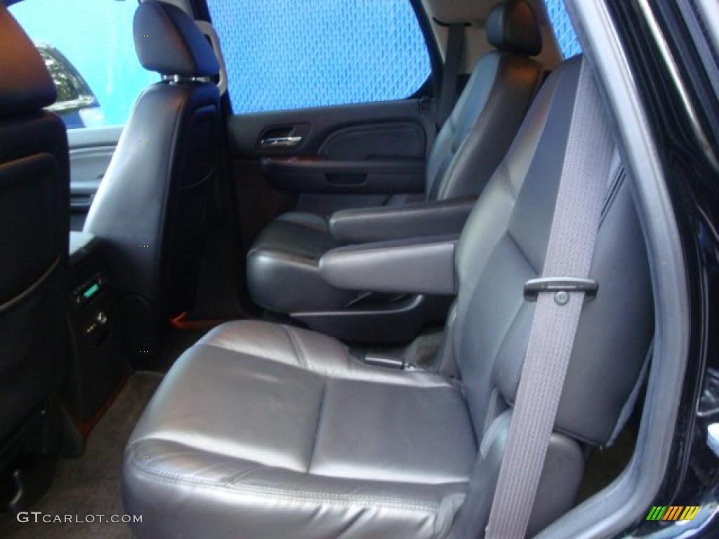 Ebony Interior 2008 Cadillac Escalade AWD Photo #38678330