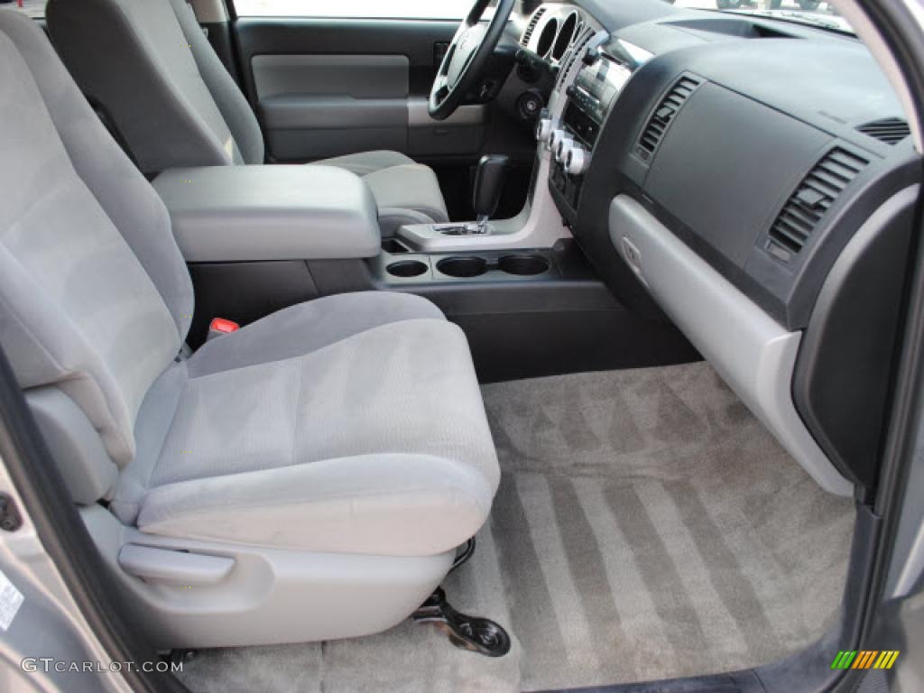 Graphite Gray Interior 2009 Toyota Sequoia SR5 Photo #38678678