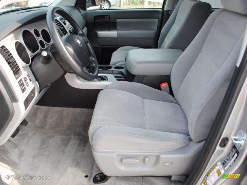 Graphite Gray Interior 2009 Toyota Sequoia SR5 Photo #38678834