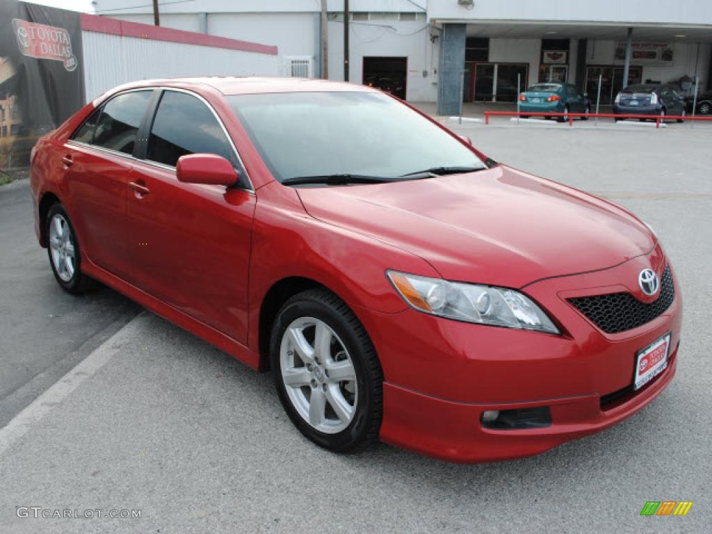 Barcelona Red Metallic 2009 Toyota Camry SE Exterior Photo #38678994