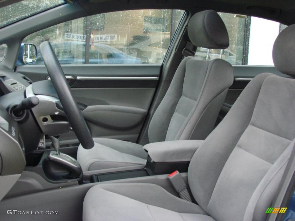 Gray Interior 2008 Honda Civic EX Sedan Photo #38679066