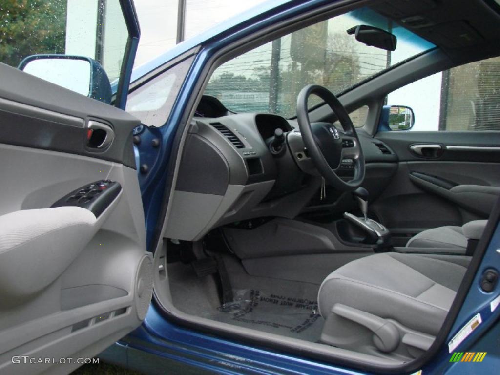 Gray Interior 2008 Honda Civic EX Sedan Photo #38679230